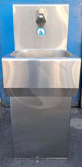 Умывальник сенсорный на одну секцию с тумбой 450x505x1450 мм Киев - изображение 3