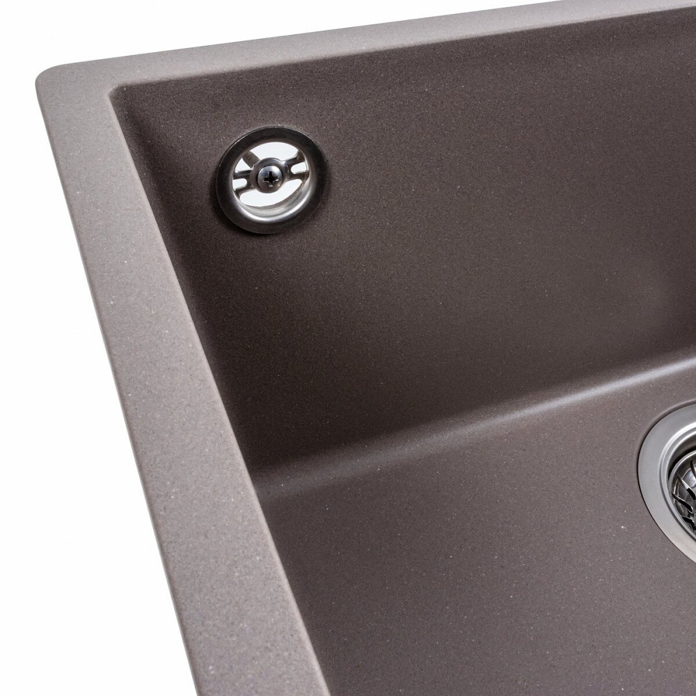 Гранітна мийка для кухні VALESO OASIS 5444 матова Дюна Коломыя - изображение 5