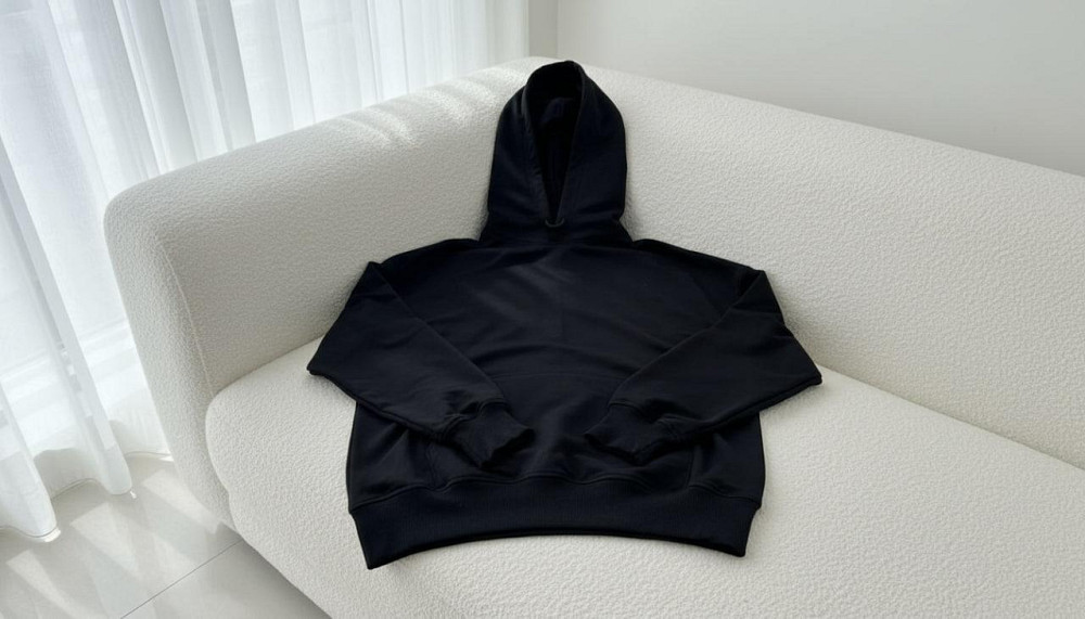 Жіночий стильний повсякденний костюм-двійка з якісної двонитки на рибані Чорний, 46 Одеса - фото 6