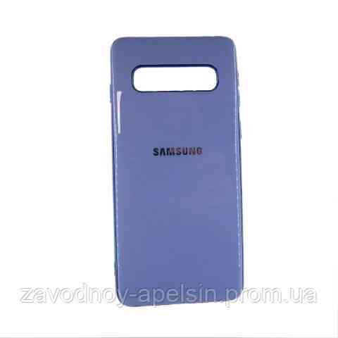 Samsung G973 S10 Чохол силіконовий Electroplating (ліловий) Одеса
