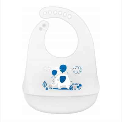 Нагрудничек Akuku силиконовый слон (A0506) Винница