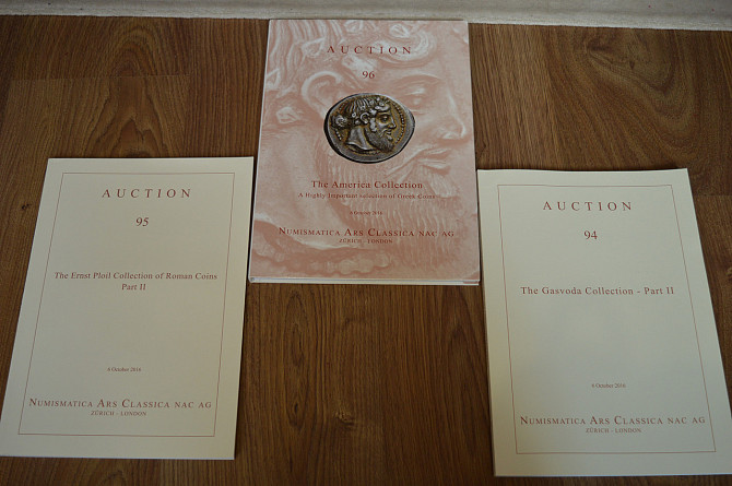 Каталог Аукціонний . Numismatica Ars Classica--Лондон-3 томи---антіка-1том--тверда обкладинка--жовтн Полтава - фото 1