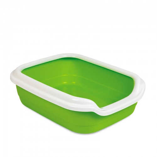 Туалет Природа «Comfort L» для кошек, 49х39х15 см (зеленый) Киев - изображение 1