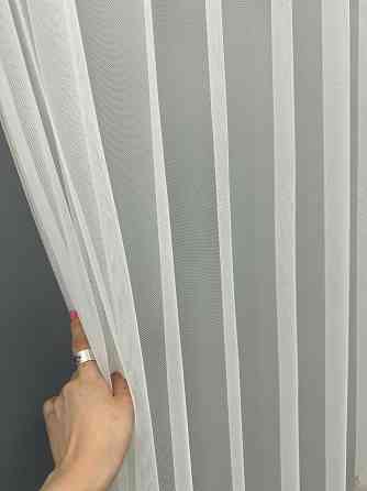 Тюль VR-Textil 1473т Грек-сітка з вишивкою Молочний з бежевим 300х270 см (40-) Київ