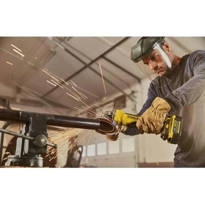 Шліфувальна машина Stanley FatMax, Li-Ion 18V, 9000 об/хв, d=125 мм, 2.66кг (без АКБ та ЗП) (SFMCG700B) Вінниця - фото 5