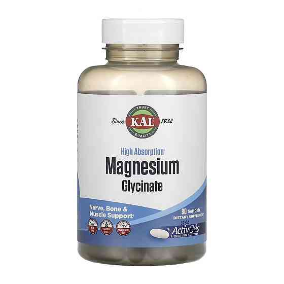 Магній гліцинат KAL Magnesium Glycinate 90 капс Київ