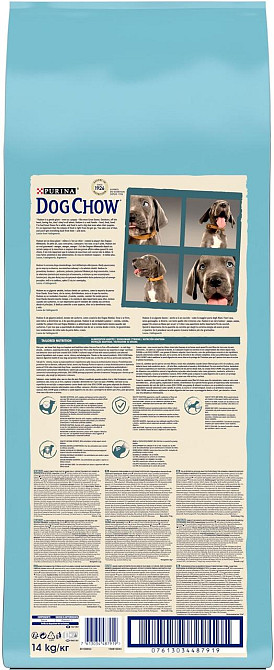 Сухий корм для цуценят великих порід Dog Chow Puppy Large Breed з індичкою, 14 кг Вінниця - фото 2