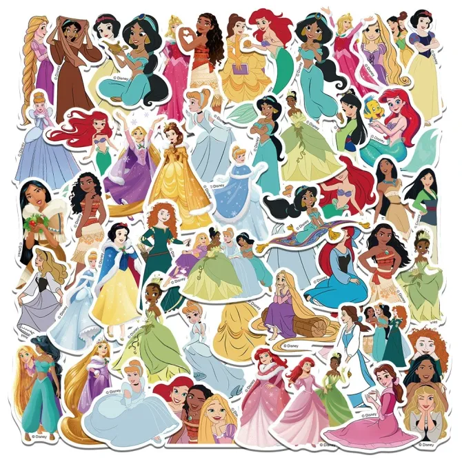 Набір вінілових наклейок Disney Princess Принцеса DSN-022 Запоріжжя - фото 1