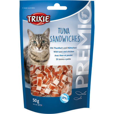 Ласощі для котів Trixie Premio Tuna Sandwiches тунець 50 г (4011905427317) Вінниця - фото 1