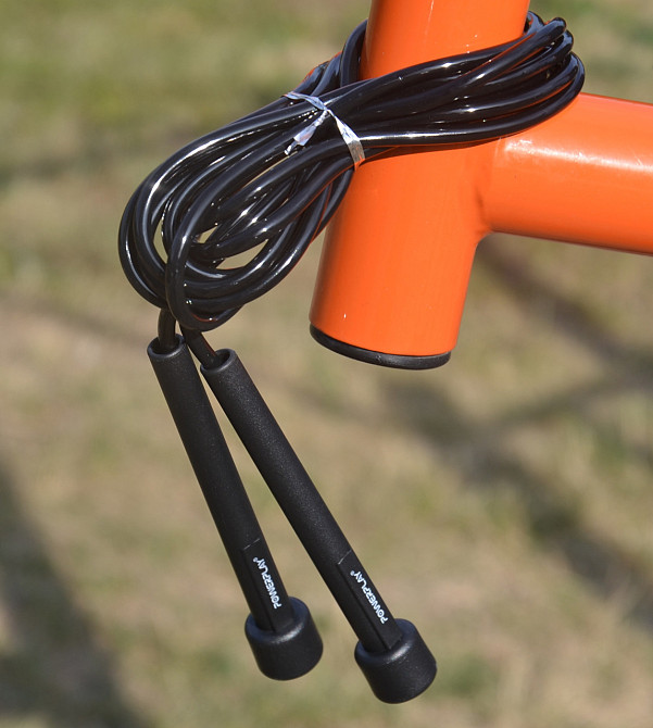 Скакалка PowerPlay 4201 Basic Jump Rope Чорна (2,8m.) Кам'янське - фото 5