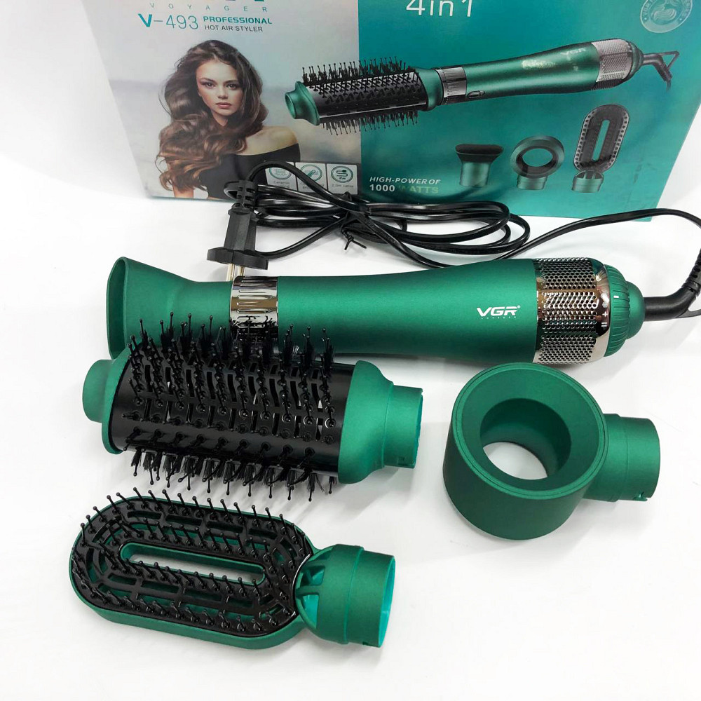 Фен щетка с холодным воздухом VGR, Портативный фен для сушки Женский для волос EA-87 Львов - изображение 7