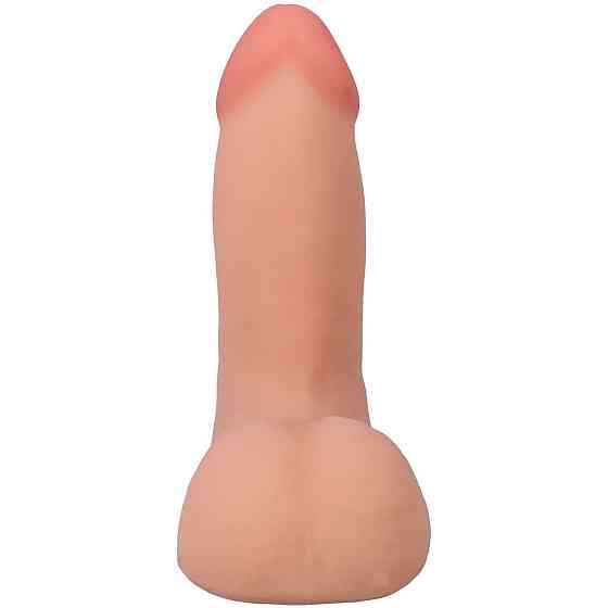 Фалоімітатор Doc Johnson The Realistic Cock ULTRASKYN - 5" with Balls Vanilla (надрив паковання!!!) Sex Aura Київ