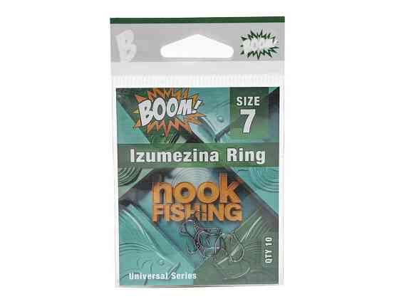 Крючок для мирной рыбы Izumezina Ring No7 (10 шт/уп) (BN) ТМ BOOM Киев