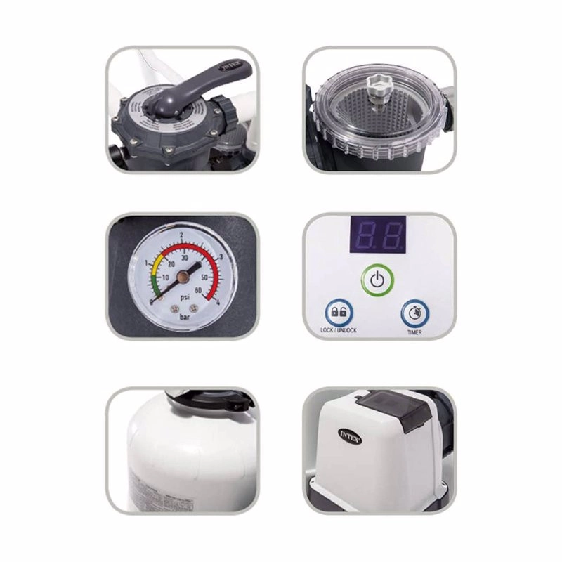 Песочный фильтр-насос Intex 26648, 10000 л/ч Винница - изображение 3