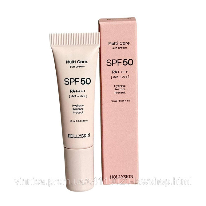 HOLLYSKIN Multi Care сонцезахисний крем для обличчя SPF 50 10 мл Чернівці - фото 1