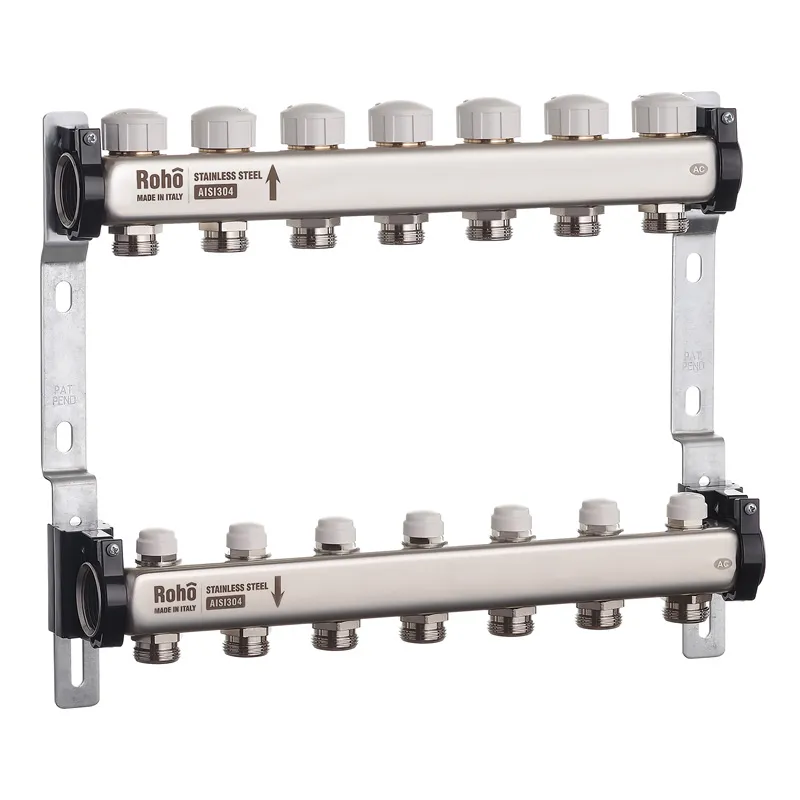 Коллектор с термостатическими и запорными клапанами Roho R805-07 - 1