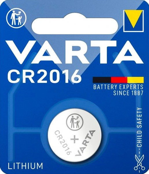 Батарейки-Таблетки Varta CR2016 / 3V блістер 1шт. Дніпро - фото 1