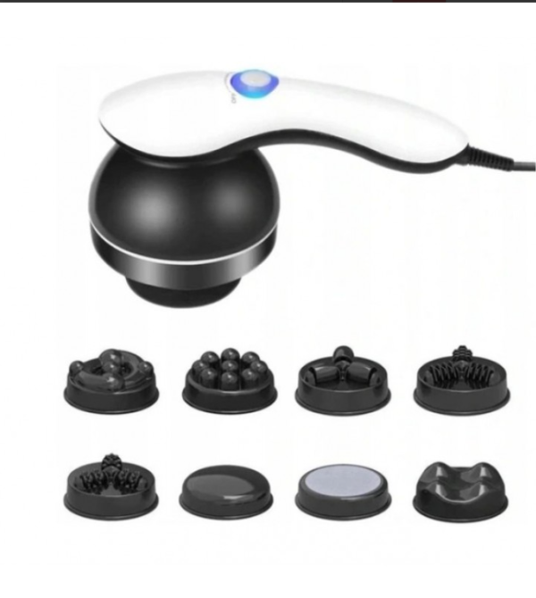 Ручной массажер для тела с насадками и инфракрасным подогревом Maxtop 8 в 1 Одесса - изображение 4