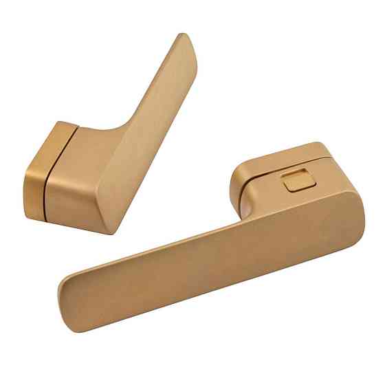 Дверна ручка на розетці M&T Minimal2.0 147902 Left TIN-A титан/латунь матова, в комплекті з WC Київ