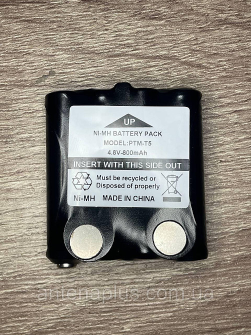 Аккумулятор для раций PTM-T5 (Ni-MH 4.8В, 800мА·ч) совместим с Motorola TLKR T50/T60/T80/T81, XTR446 Киев - изображение 2