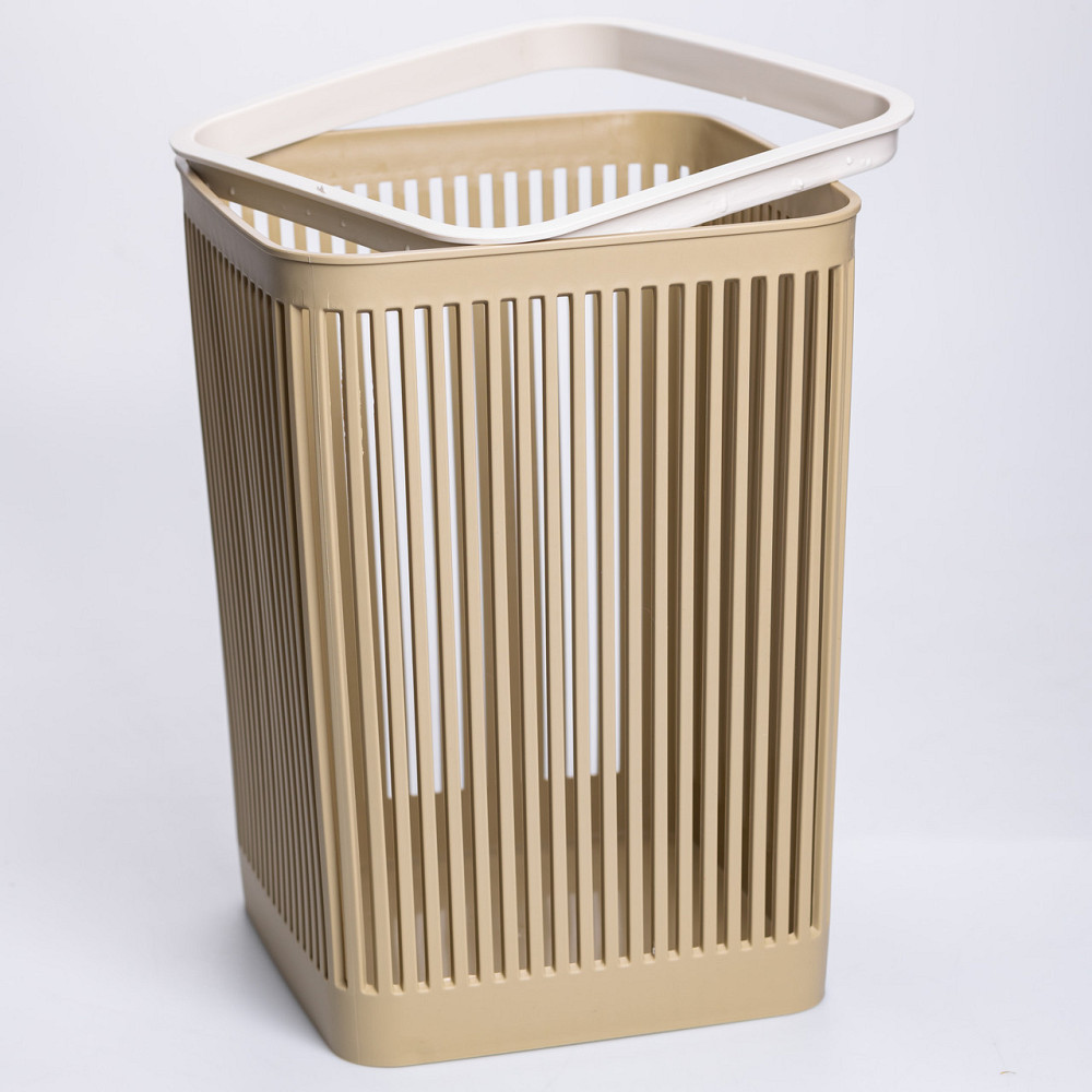 Кошик для сміття пластиковий в офіс для паперу 22×22×30 (см) кошик під сміття 8 (л) відро для сміття Коричневий HP-45-9OL Київ - фото 3