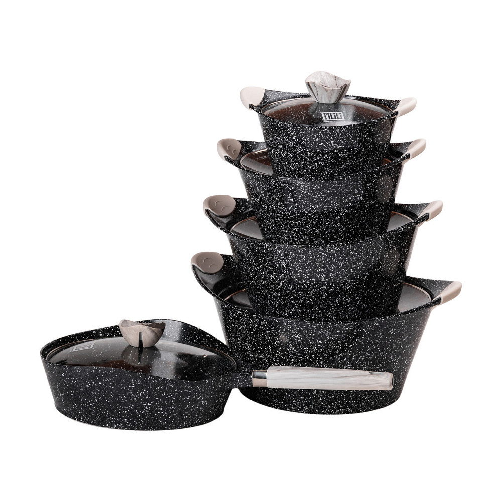 Набор посуды из 5 предметов, алюминий, толстое дно MGC HP-4-409 Киев - изображение 7