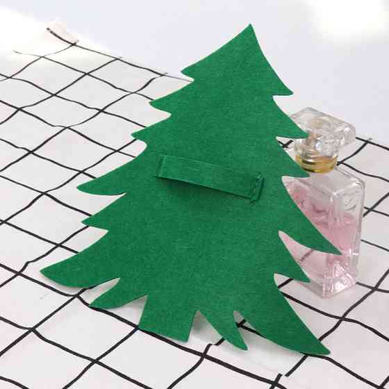 Новогодние конверты для столовых приборов Елочка 1 штука 20 на 20 см зеленый Киев