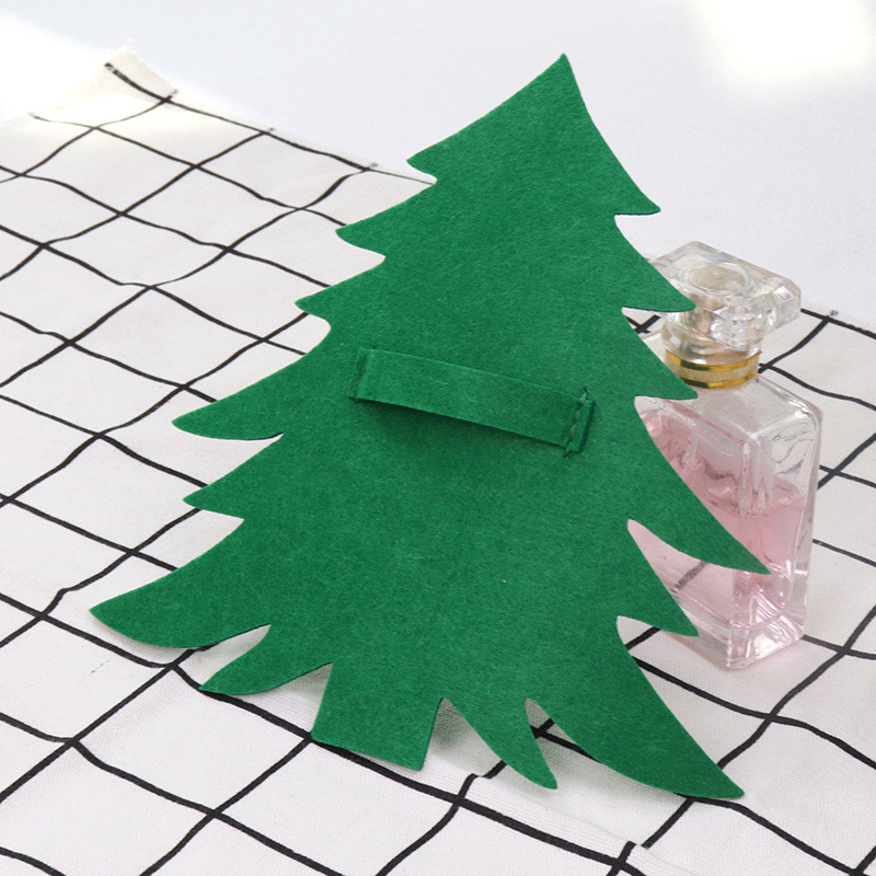 Новогодние конверты для столовых приборов Елочка 1 штука 20 на 20 см зеленый Киев - изображение 4