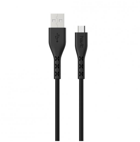 Кабель USB MicroUSB Havit HV-H67 2,0A 1,8 м чорний Житомир - изображение 3