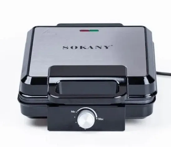 Вафельница SK-08031 1500Вт антипригарная, компактная, вертикальное хранение, индикатор, клипсовая фиксация Одесса