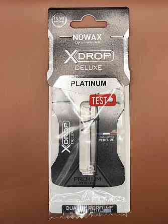 Ароматизатор в машину Novax з капсулою X Drop Deluxe -  PLATINUM Смела