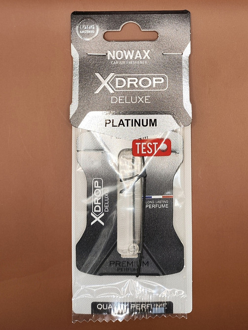 Ароматизатор в машину Novax з капсулою X Drop Deluxe -  PLATINUM Смела - изображение 1