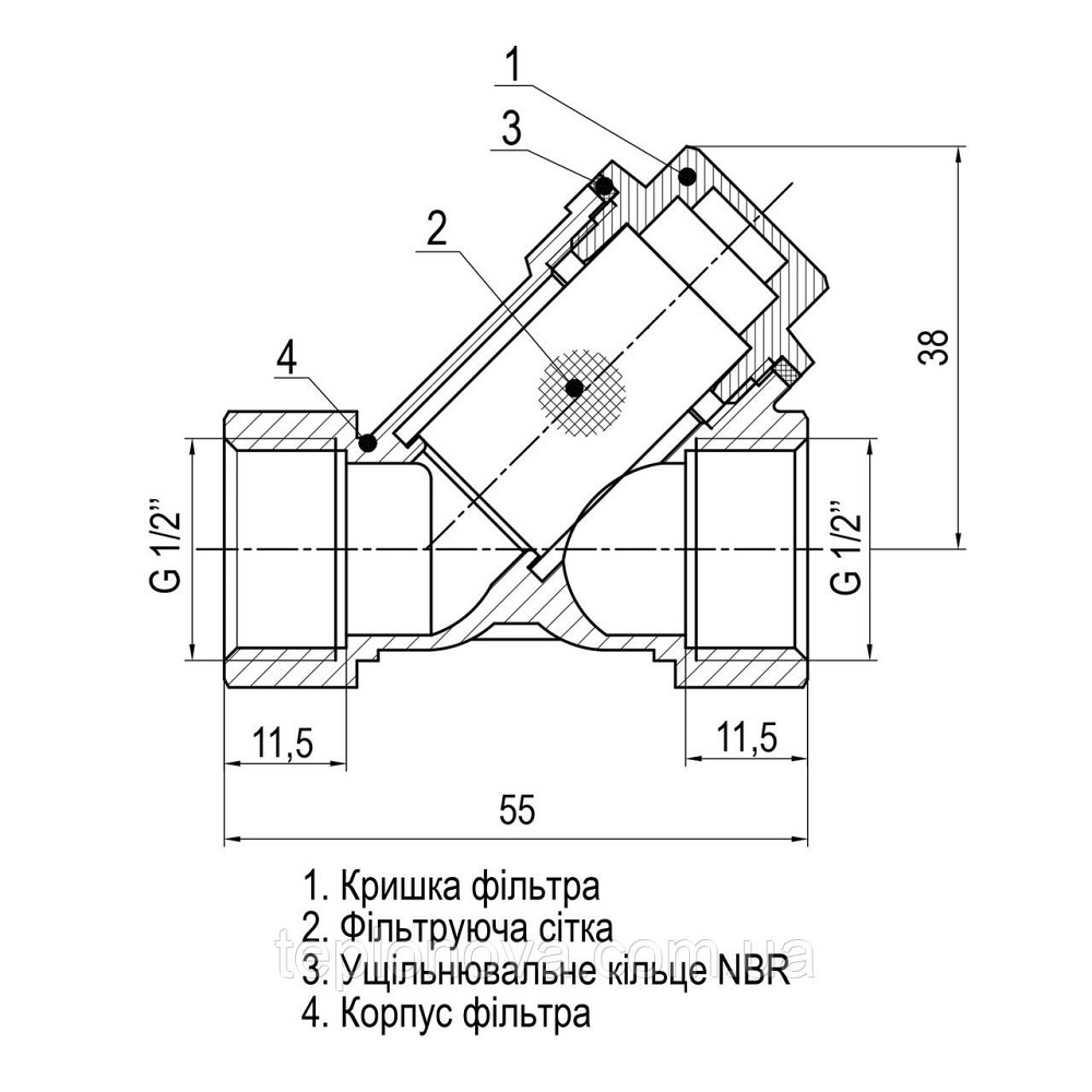 Фільтр грубого очищення SOLOMON 1/2| 8012 Чернівці - фото 3