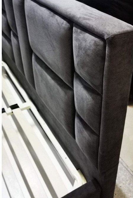 Кровать TaurusDesign Gray Standart на ножках 160x190 темно-серый Киев - изображение 3