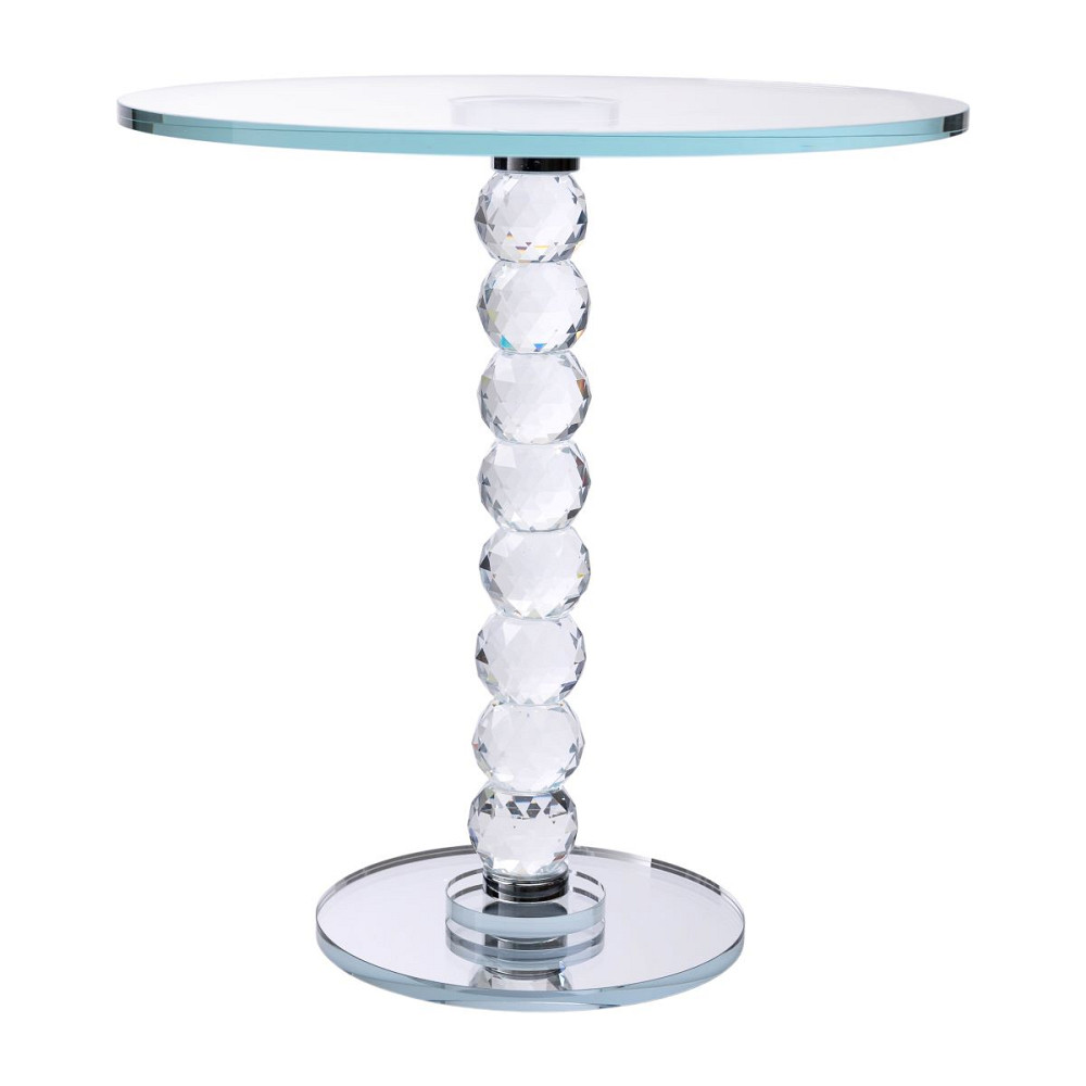 Yiwu Тортівниця скляна на ніжці 30×32 см см підставка для торта, капкейків прозора HP-4-81L Коломия - фото 3