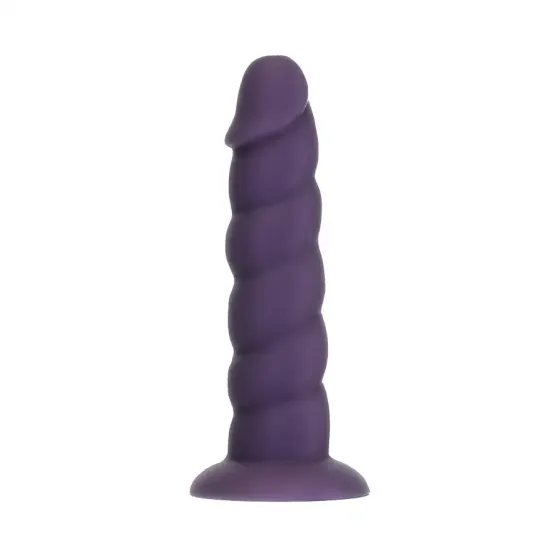 Фаллоимитатор Fantasy by Addiction Unicorn Dildo 7” Purple, вибропуля в подарок Львов