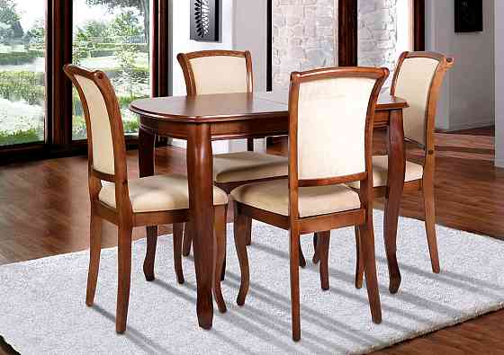 Стіл обідній Турін (110+30)/70, горіх Киев