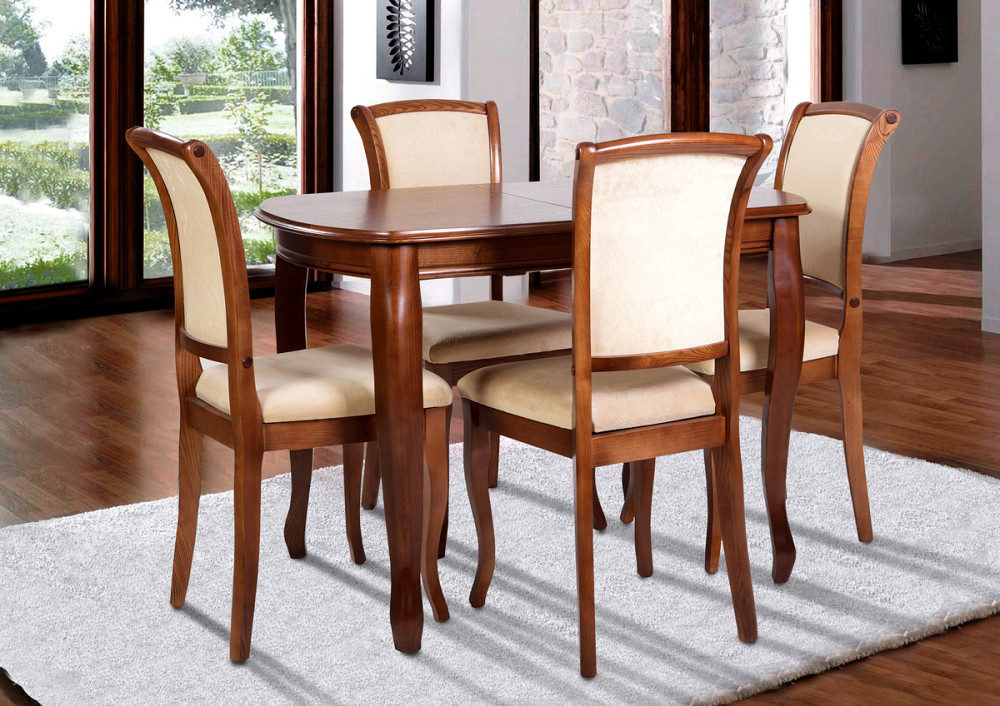 Стіл обідній Турін (110+30)/70, горіх Киев - изображение 2