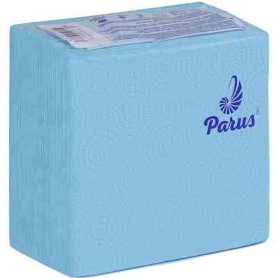 Салфетки столовые Parus 1 слой 33х33 см Синие 100 шт. (4820205440373) Винница
