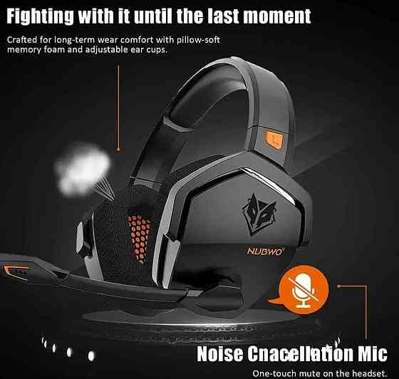 Бездротові ігрові навушники NUBWO G06 геймерські Bluetooth наушники. Київ
