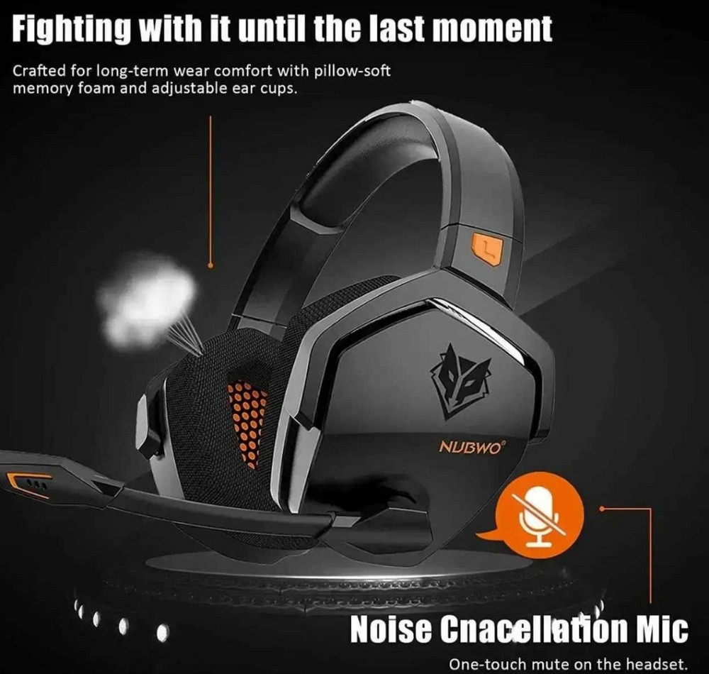 Бездротові ігрові навушники NUBWO G06 геймерські Bluetooth наушники. Київ - фото 6