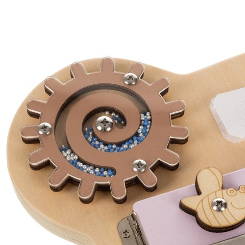 Детская Доска для манипуляций развивающая - плюшевый мишка 14 элементов Kruzzel (22584) Нововолынск - изображение 4