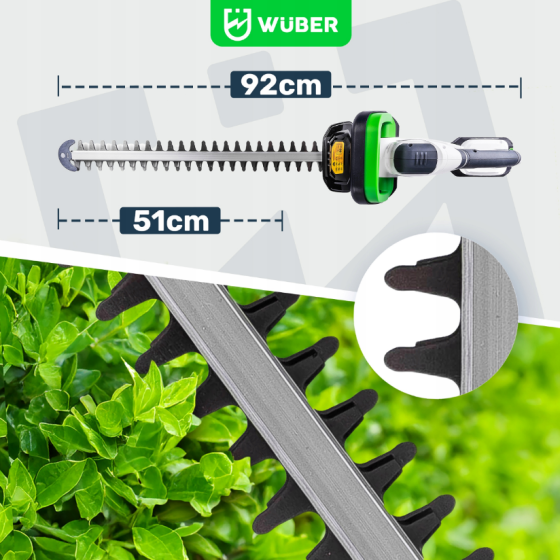 Кущоріз акумуляторний 51см + акумулятор 20В 2А·год Wuber (Польща) Київ