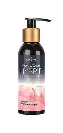 Змазка водно-силіконова Sensuva Hybrid Cotton Candy (125 мл) без цукру, можна для оральних пестощів Sex Aura Київ