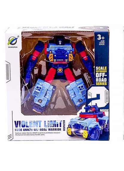 Трансформер-робот перетворюється на машинку Червоно-синій (339-88) Чернігів - фото 1