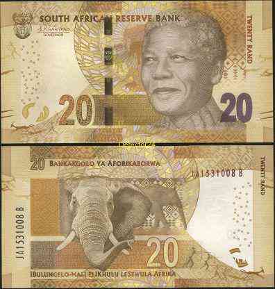 Південна Африка (ПАР) / South Africa 20 rand (2015) Pick 139 UNC Полтава