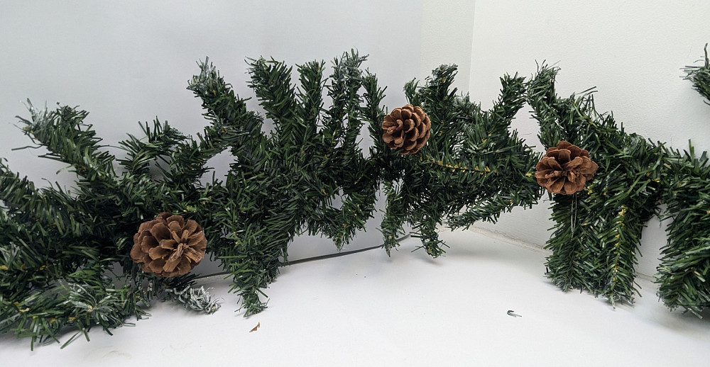 Новорічний декор гілка з гірляндою 2.5м 17724 Луцк - изображение 4