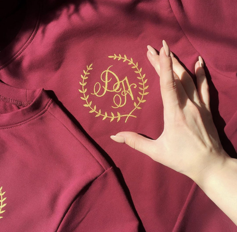 Парні світшоти з персональними ініціалами та написом на манжеті Чернівці - фото 2