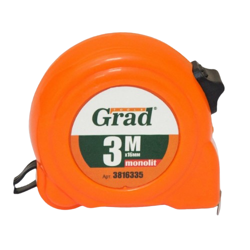 Рулетка 3м*16мм Monolit Grad Житомир