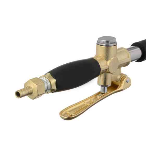 Ковш-хоппер штукатурный пневматический для стен, 3 л, 5-6 атм, 400 л/мин INTERTOOL PT-0404 Киев